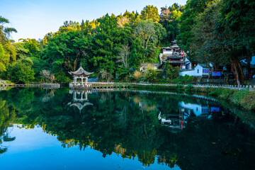 Obraz premium Heshun Guzhen, tengchong, Yunnan, China
