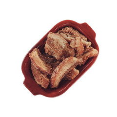 Pork Crackling brazilian culinary. (Toresmo)
