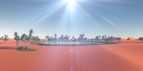 Fototapeta premium Beautiful natural background rendering illustration