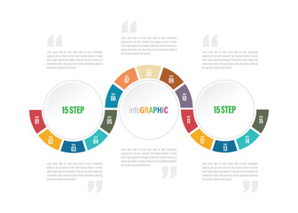 Step infographics Pie charts Elements with 1, 2, 3, 4, 5, 6, 7, 8, 9, 10 steps, options.