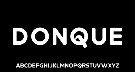 modern and luxury alphabet font vector