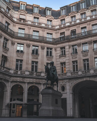 Fototapeta na wymiar Place Edouard VII Paris France
