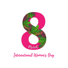 Happy women's day celebration design