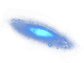 Fototapeta premium blue PNG Galaxy vintage