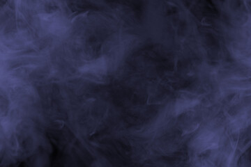 Green steam on a black background.