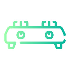 gas stove gradient icon