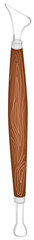 Illustration Sculpting Tool Used To Cut and Sculpt The Clay for Create A Sculpture.
