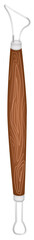 Illustration Sculpting Tool Used To Cut and Sculpt The Clay for Create A Sculpture.

