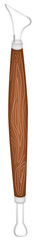 Illustration Sculpting Tool Used To Cut and Sculpt The Clay for Create A Sculpture.
