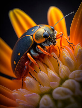 ein K&auml;fer auf eine Blume