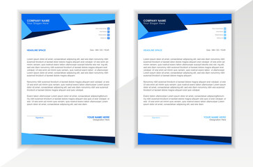 Corporate letterhead template design