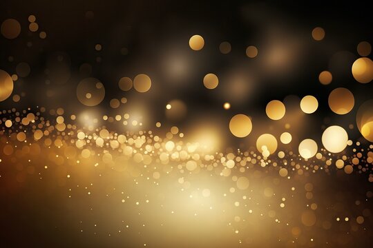Background sparkling gold colour (Ai generated)