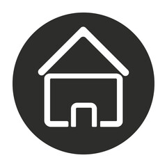 House icon vector illustration.