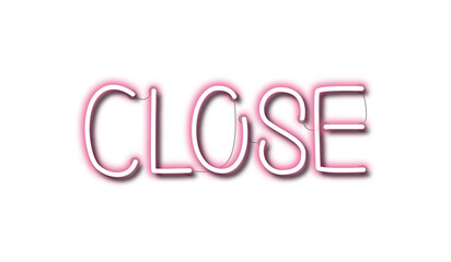 neon close