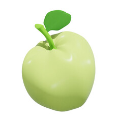 Crystal guava jambu cristal fruit 3d render illustration, icon,view, render, hd,  premium quality, alpha background, PNG format, sweet, healthy, fresh, nature, plant, tree, trees