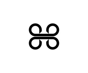 b letter abstract vector logo templet.