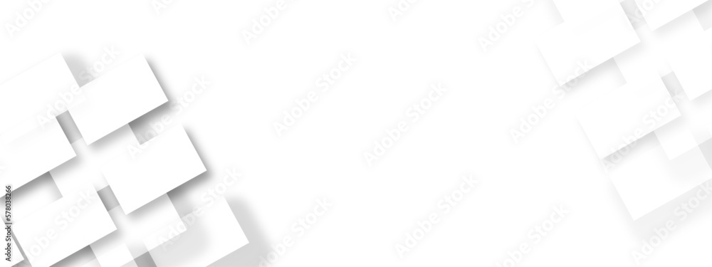 Poster abstract background with white and gray color technology modern background design . geometric backgr