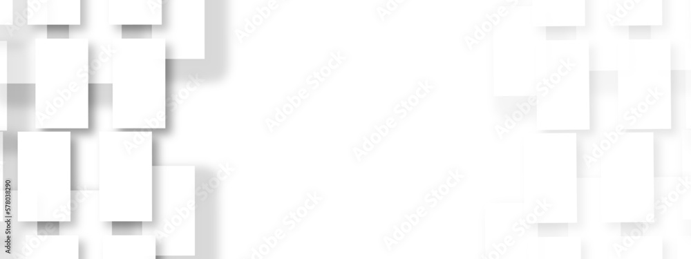 Poster abstract background with white and gray color technology modern background design . geometric backgr