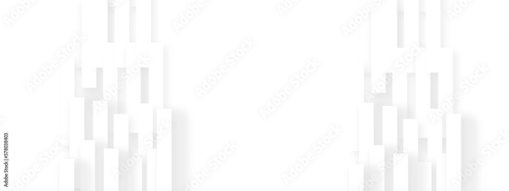 Poster abstract background with white and gray color technology modern background design . geometric backgr