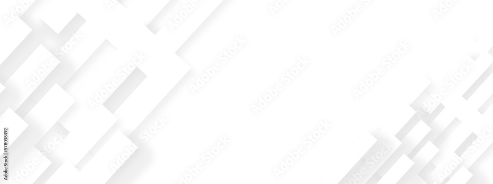 Poster abstract background with white and gray color technology modern background design . geometric backgr