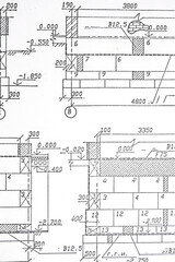 Architects concept, engineer architect designer freelance work on start-up project drawing, construction plan architect design working drawing sketch plans blueprints and making construction model