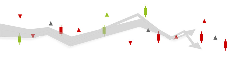 Aktien Börse Crash Hintergrund Chart Graph Pfeil Band Banner