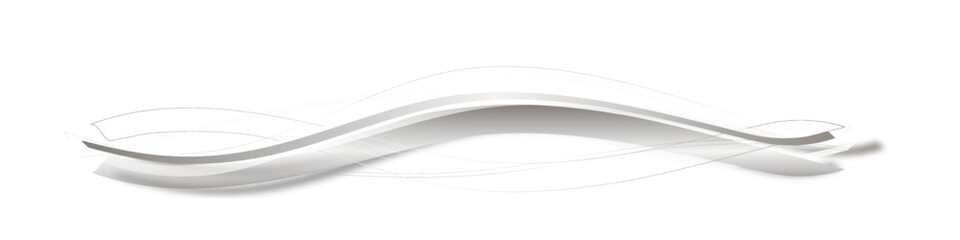 Grau Silber Wellen Welle Band Banner