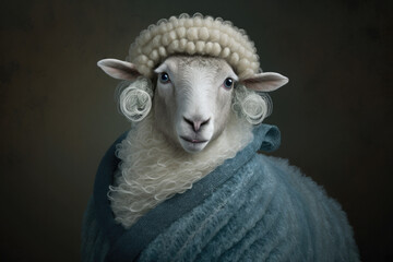 Diva sheep, generative ai