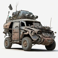 Wasteland buggy, post apocalypse off road vehicle