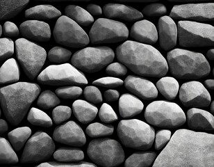 Fototapeta na wymiar abstract background. monochrome texture. black and white textured wall.