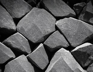 abstract background. monochrome texture. black and white textured wall.