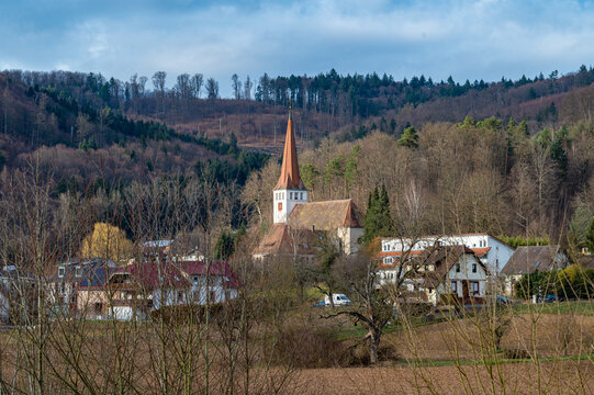 Stadt und Land bei Lahr im Schwarzwald, Deutschland