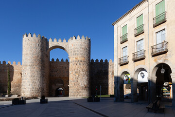 Gate in the ancient wall of Avila, Spain © vladislavmavrin