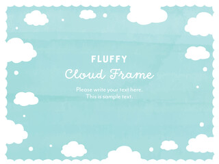フワフワな雲のフレーム