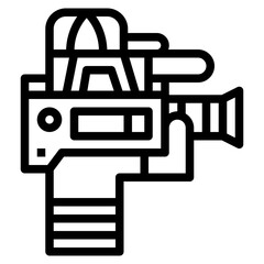 video man icon style