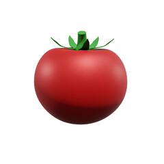 Tomato Tomat fruit 3d render illustration, icon,view, render, hd,  premium quality, alpha background, PNG format, sweet, healthy, fresh, nature, plant, tree, trees, vegetable