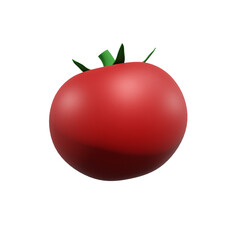 Tomato Tomat fruit 3d render illustration, icon,view, render, hd,  premium quality, alpha background, PNG format, sweet, healthy, fresh, nature, plant, tree, trees, vegetable