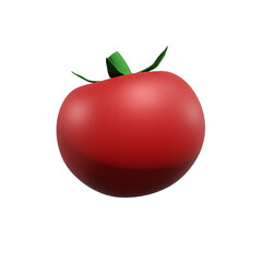 Tomato Tomat fruit 3d render illustration, icon,view, render, hd,  premium quality, alpha background, PNG format, sweet, healthy, fresh, nature, plant, tree, trees, vegetable