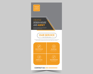 Obraz premium Design house Roll-up Banner Template
