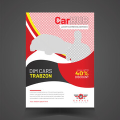 Premium Automotive Business Flyer Template Design