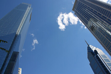 Fototapeta na wymiar Gratte-ciel de Downtown Philadelphia. USA