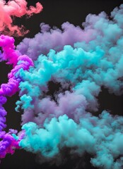 abstract background with smoke and fog