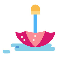 puddle flat icon style