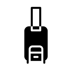 Trolley baggage icon