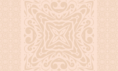 Seamless mandala design pattern background