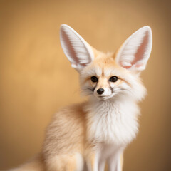 Obraz premium Fox Fennec created with Generative AI Technology