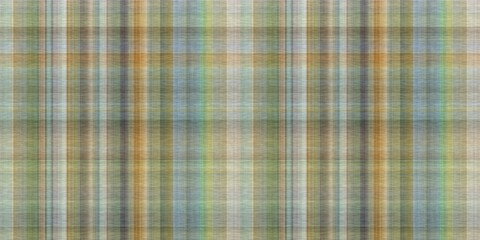 Tartan seamless border. Traditional gingham texture for natural trendy trim. 