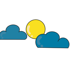 cloud and moon 