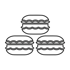 Dessert, macaron, sweets icon