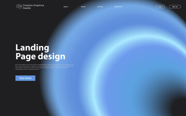 Abstract background modern design. Landing Page. Modern vector illustration concepts for website and mobile website development.